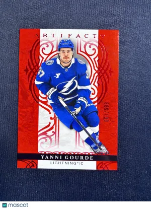 2026-27 Upper Deck Artifacts Yanni Gourde #69 Ruby /599