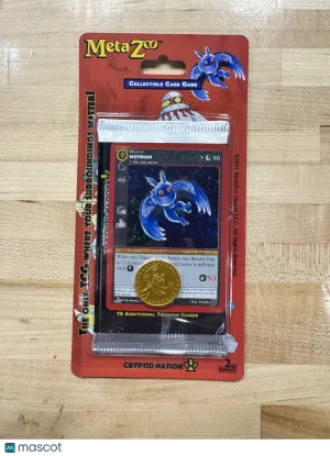 2021 MetaZoo Cryptid Nation 2nd Edition Mothman Holo 2nd Edition Blister Pack