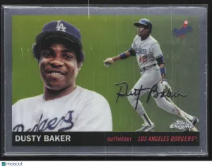 2025 Topps Chrome Dusty Baker #391 Green Refractor
