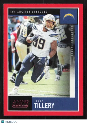 2020 Score Jerry Tillery #147 Red