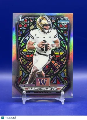 2026 Bowman Chrome University Demond Williams Jr. Etched in Glass #CPE-9