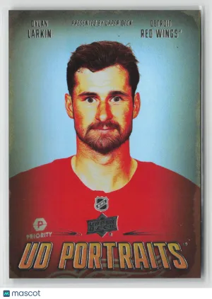 2026-27 Upper Deck Series 1 UD Portraits Dylan Larkin #P-28