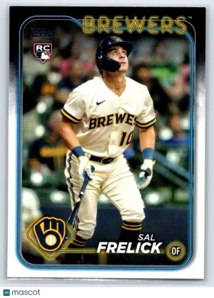 2024 Topps 76 Sal Frelick RC Milwaukee Brewers
