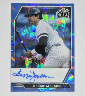 Reggie Jackson - 2026 Leaf Metal Blue Auto /6 #OC-RJ2 New York Yankees