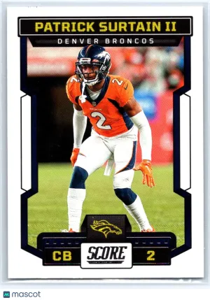 2023 Score Patrick Surtain II #74 Denver Broncos