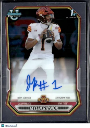 2026 Bowman Chrome University Football Jaylen Raynor #BCPA-JR