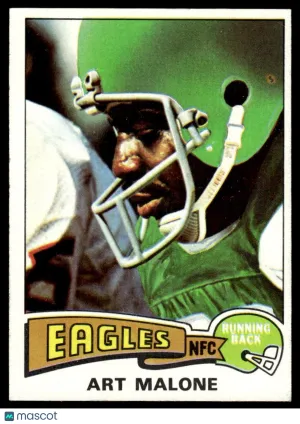 1975 Football Art Malone #249
