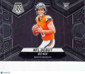 2024 Panini Mosaic Bo Nix Rookie RC #271 Denver Broncos