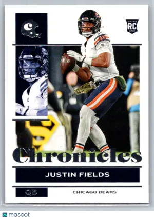 2021 Panini Chronicles 19 Justin Fields RC Chicago Bears