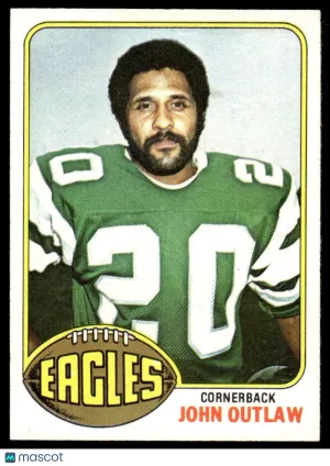 1976 Football Card John Outlaw #181