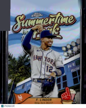 2024 Topps Chrome Summertime in the Park Francisco Lindor #SITP-2