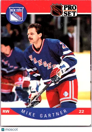 1989 Pro Set Mike Gartner #196