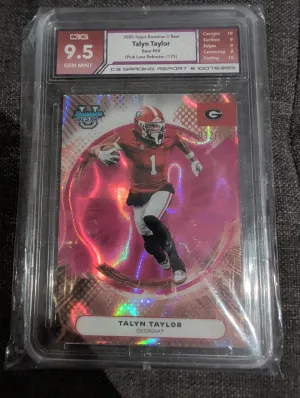 2025 Bowman's Best University - Talyn Taylor #68 Pink Lava Refractor /175 (RC)