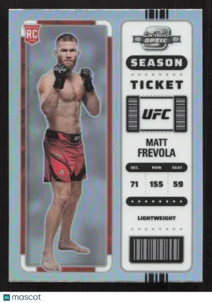 2023 Panini Chronicles UFC Matt Frevola #351 Silver