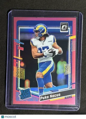 2023 Panini Donruss Optic Puka Nacua #238 Pink Rated Rookie