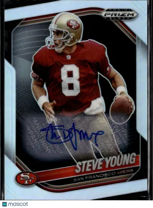 Steve Young 2026 Panini Prizm Black Auto San Francisco 49ers