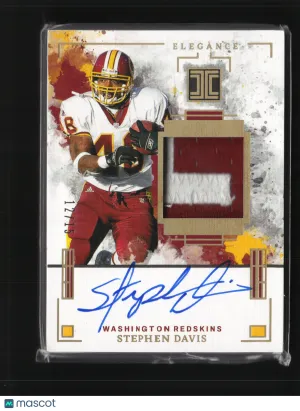 Stephen Davis 2025 Panini Impeccable Elegance Patch Autographs #ERPASDS-Gold /15