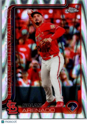2025 Topps Chrome Nolan Arenado #14 RayWave Refractor