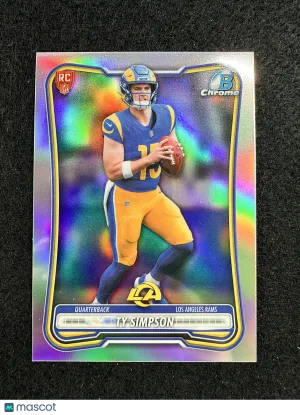 2026 Bowman Chrome Ty Simpson #BRR-2 Red Rookie Variation RC