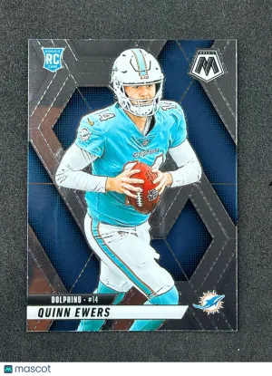 2025 Panini Mosaic 308 Quinn Ewers RC Miami Dolphins