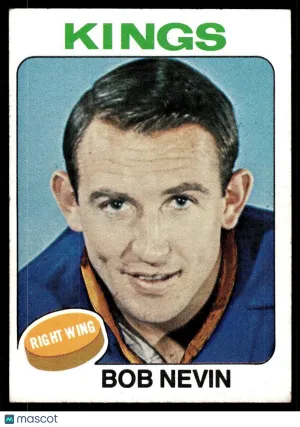 1975 Hockey Card Bob Nevin #123
