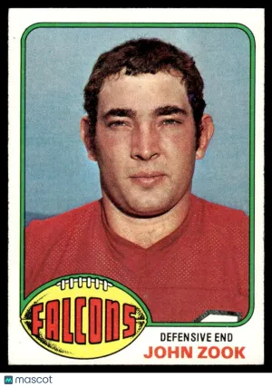 1976 Football Card John Zook #119