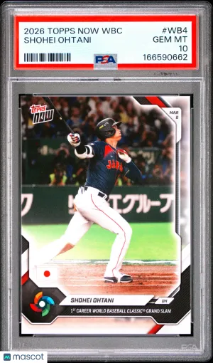 2026 Topps Now World Baseball Classic Shohei Ohtani #WB4 front