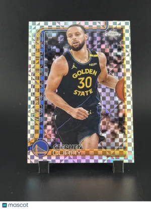 2025 Topps Chrome Stephen Curry #201 X-Fractor