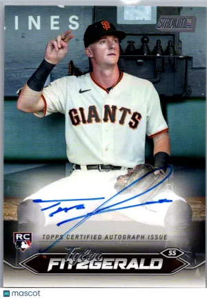 2024 Topps Stadium Club Tyler Fitzgerald #SCBA-TF RC Auto