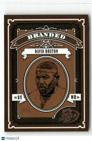 2003 Playoff Hogg Heaven David Boston #B-18 Branded