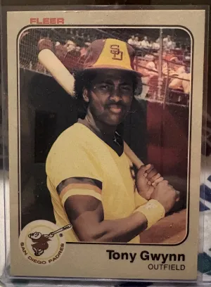 1983 Tony Gwynn RC Fleer front