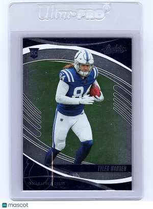 2025 Panini Absolute Football Tyler Warren #195 RC