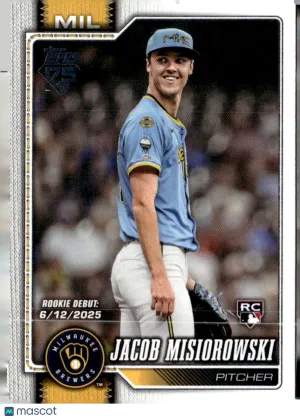 2026 Topps Update Series Jacob Misiorowski #US136 RC