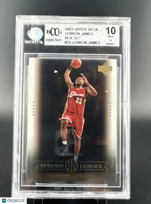 2003-04 Upper Deck Lebron James LeBron James #25 [Base] Rookie Base Set BCCG 10