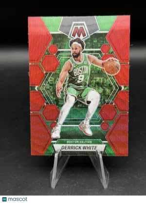 Derrick White 2022 Panini Mosaic #122 Red Wave - Boston Celtics