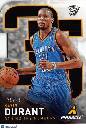 2013-14 Panini Pinnacle Kevin Durant Behind the Numbers /99 #4 Oklahoma City Thunder