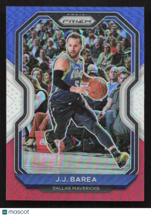 2020-21 Panini Prizm J.J. Barea #84 Red, White and Blue Prizms