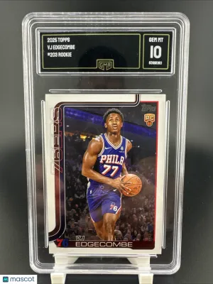 2025-26 Topps Vj Edgecombe #203 [Base] Rookie GMA 10 Topps