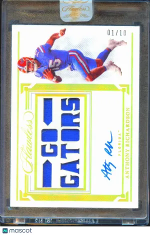 Anthony Richardson 2023 Panini Flawless Collegiate Memorabilia Auto /10 Florida Gators