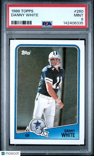 1988 Topps Danny White #260 PSA 9