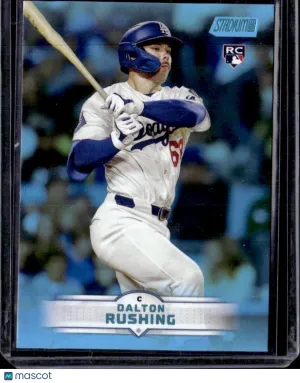 2025 Stadium Club #154 Dalton Rushing Light Blue Foil