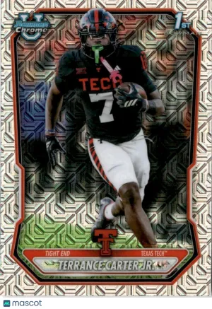 2026 Bowman Chrome Bowman U Terrance Carter Jr. Mojo Refractor #BCP-162