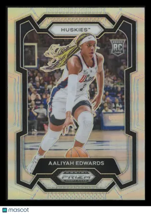 Aaliyah Edwards 2024 Panini Prizm Draft Picks #3 Silver RC UConn Huskies