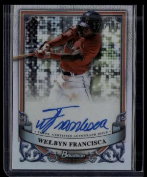 PA-WF Welbyn Francisca 2024 Bowman Sterling - Prospect Autographs Refractor #/150