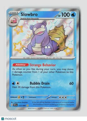 Pokemon 2024 Paldean Fates Slowbro #117/91