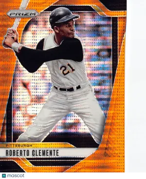 2025 Panini Prizm Baseball Roberto Clemente Orange Disco /399 #251 Pittsburgh Pirates