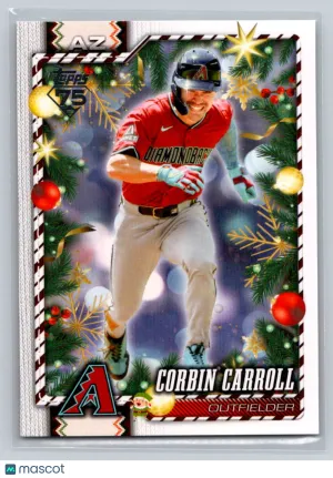 2026 Topps Holiday SP Hidden Elf Corbin Carroll #HE-5 Short Print Arizona Diamondbacks