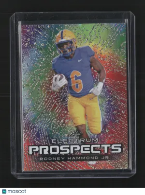 Rodney Hammond Jr. 2024 Leaf Electrum Prospect #281-Tie-Dye Silver Board 13/25