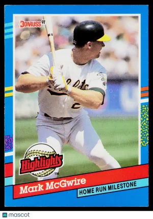1990 Donruss Mark McGwire #BC-9