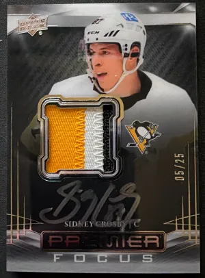 Sidney Crosby Premier Focus Patch Auto /25